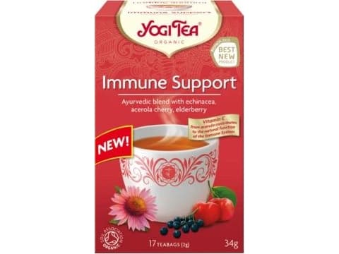 YOGI TEA_Immune Støtte ayurvedisk immunitetste 17 poser