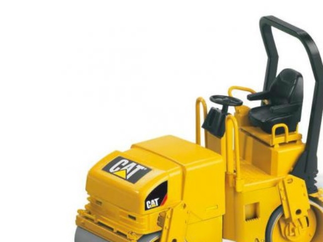 bruder cat asphalt drum compactor
