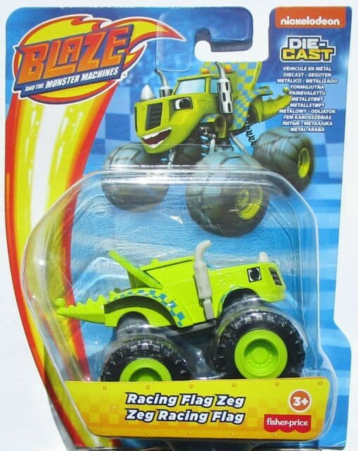 Blaze and the Monster Machine Racing Flag Zeg