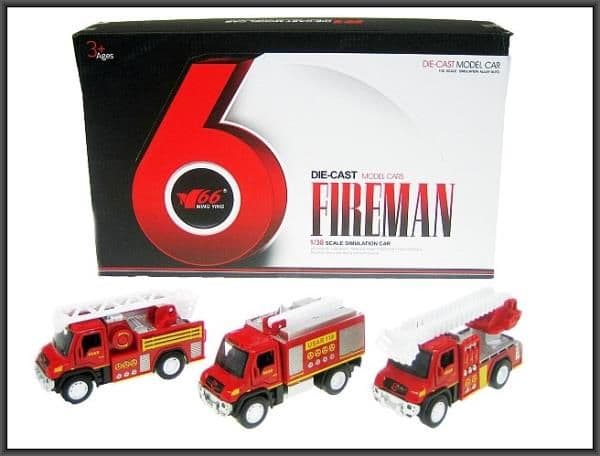 Hipo Wowów fire engine with sound 13cm (HXFC64)