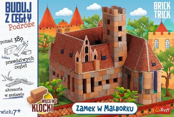 Trefl Brick Trick - Build the Malbork XL TREFL castle from bricks