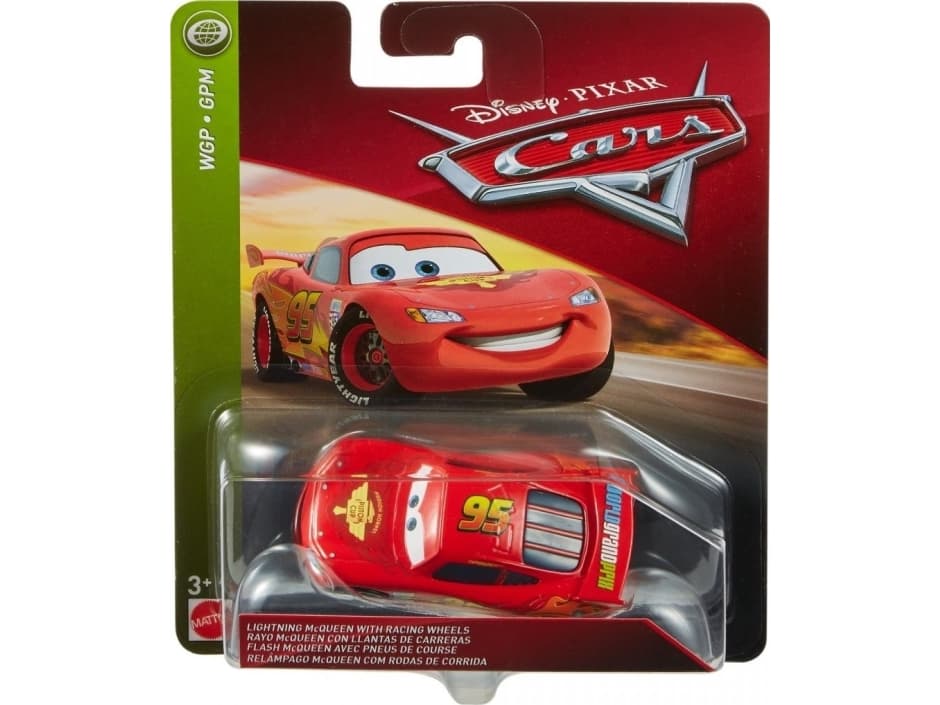 Disney Pixar Cars Cars Lightning McQueen, Bil, 3 år, Rød