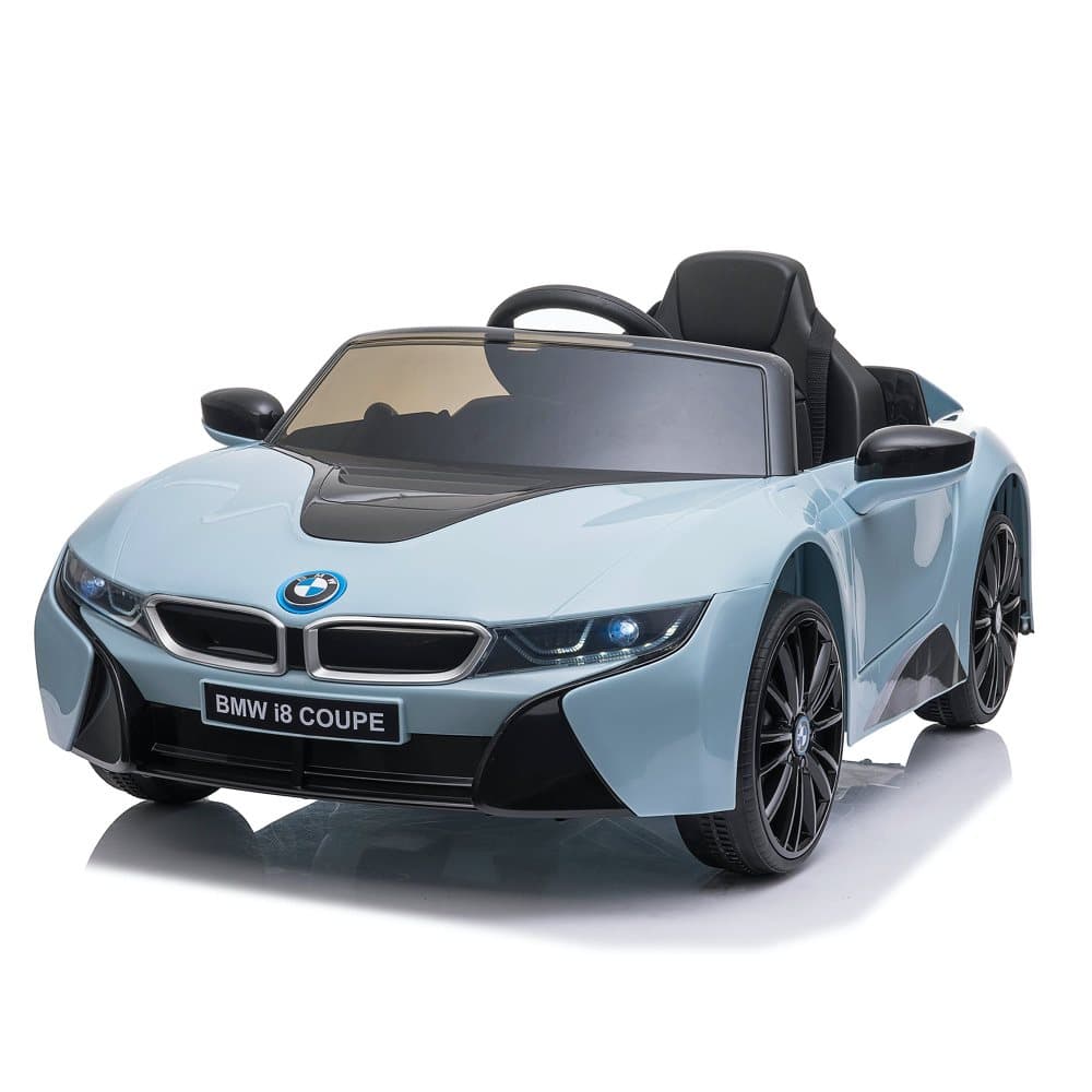 Elbil Nordic Play BMW I8 licens 12V med EVA-hjul