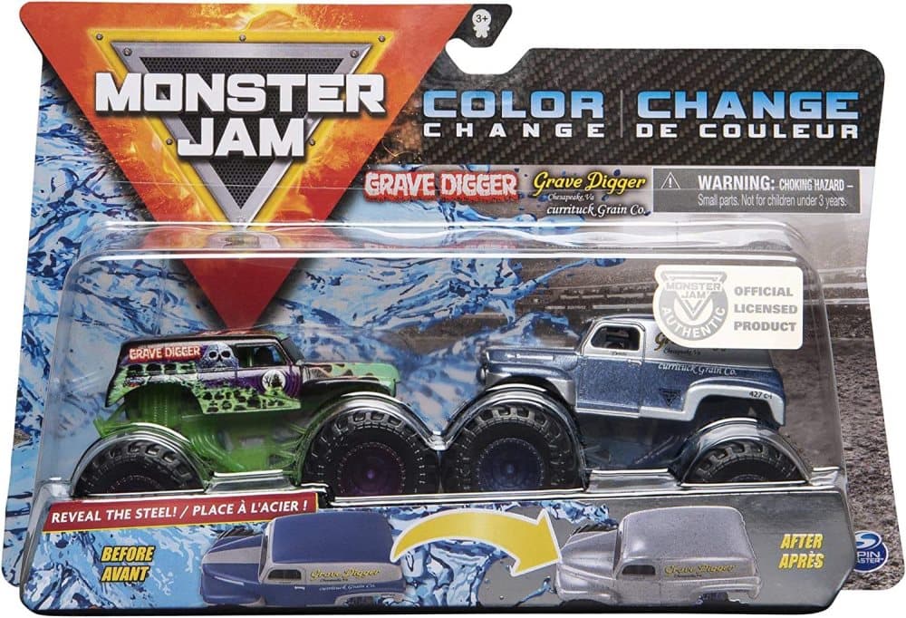 Monster Jam 2-pack Color Change Grave Digger & Grave Digger Chesapeake