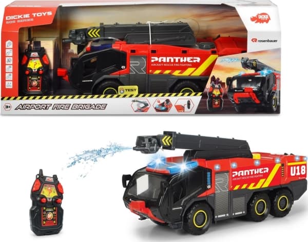 Dickie SOS Large airport fire brigade on radio