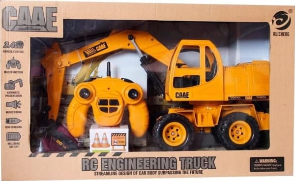 Askato RC excavator with loader