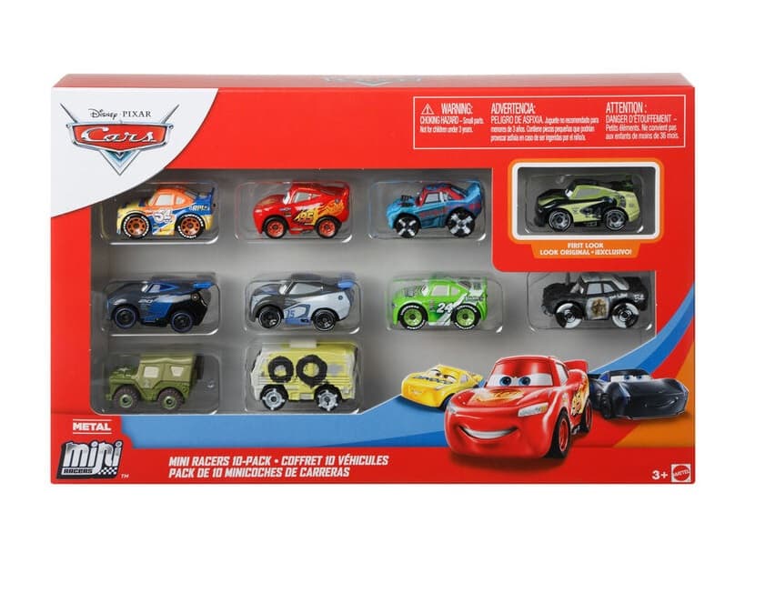 Disney Pixar Cars Mini Racers 10-Pack