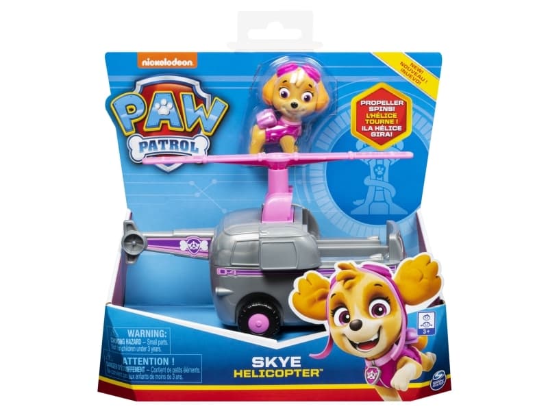 PAW Patrol PAW VHC BscV LwPrcSkye UPCX GML, helikopteri, Paw Patrol, 3 vuotta, harmaa, vaaleanpunainen