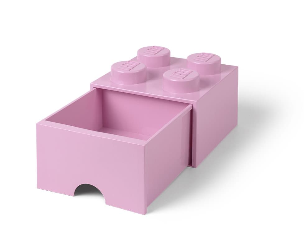 Lego Förvaringslåda 4, Ljuslila
