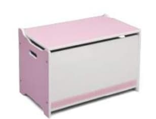 Delta Children TB84605GN, Toy storage box, Rosa, Hvit, Frittstående, Jente, Monoton, Rektangulær