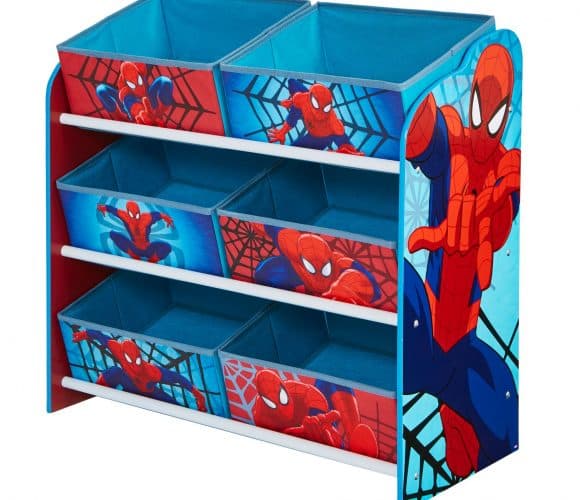 Worlds Apart 471SDR, Toy storage shelves, Blå, Röd, Fristående, Bild, Cartoon pattern, Rektangulär
