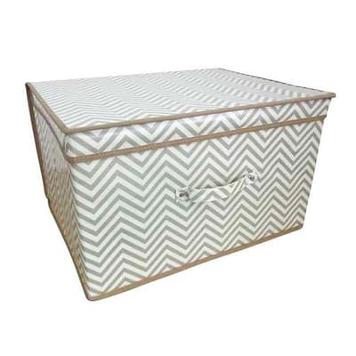 Children/Kids Chevron Design Folding Storage Chest