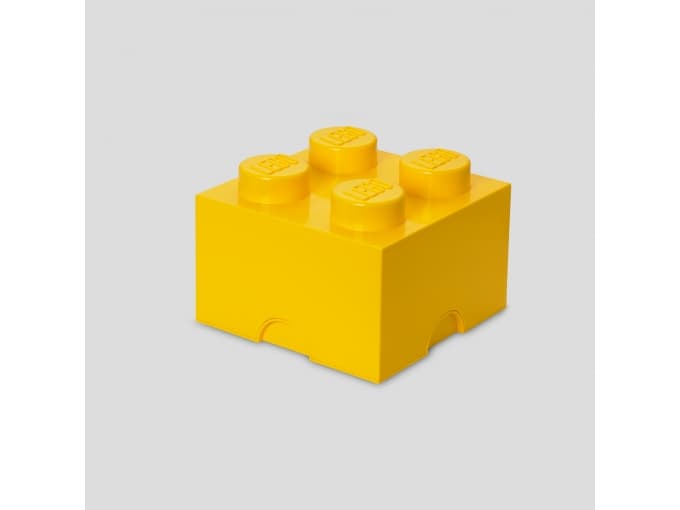 LEGO Storage Brick 4 - Förvaringsbox - klargul