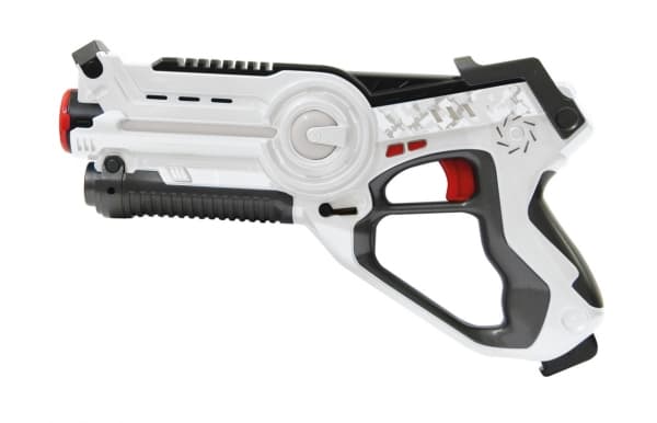 Jamara 410065, Pistol til lek og moro, 8 år, Svart, Rød, Hvit, 1,5 V, AA, Not for children under 36 months