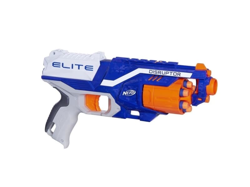 Nerf N-Strike Elite Disruptor, Leksaksblaster, 8 År, Pojke, Blå, Grå, Orange, Vit, N-Strike, 27 m