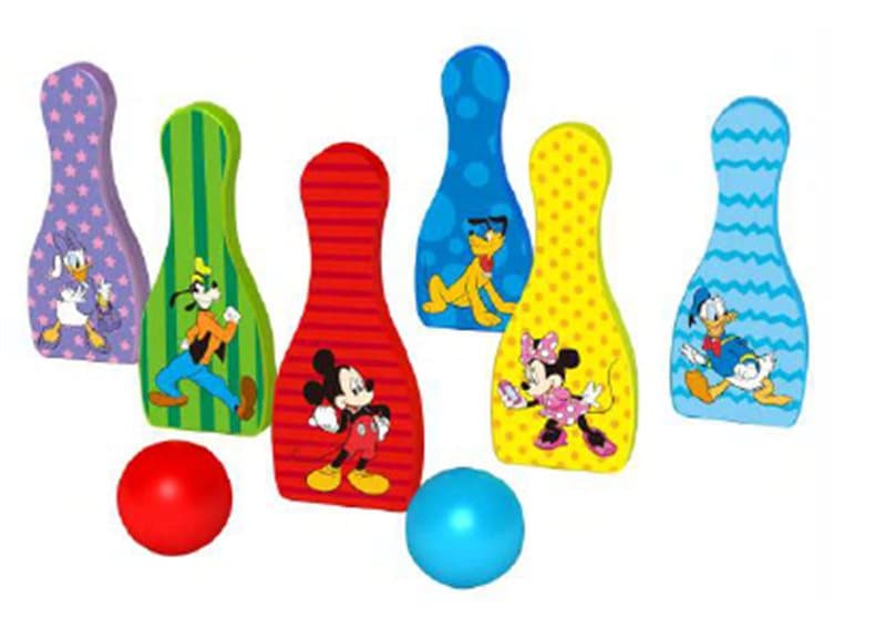 Disney Wood Musse Pigg Bowling