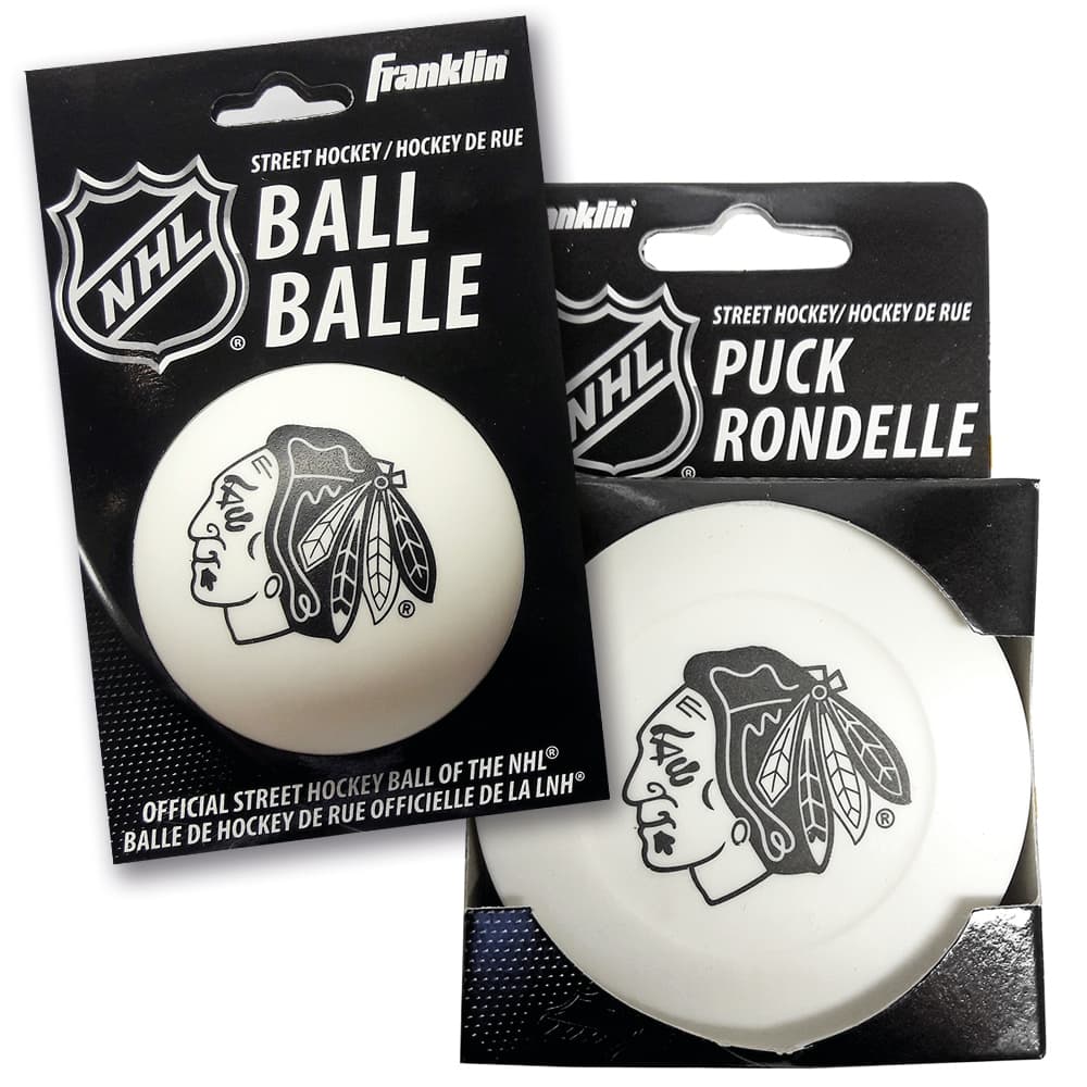 NHL Katukiekko + Pallo Chicago Black Hawks