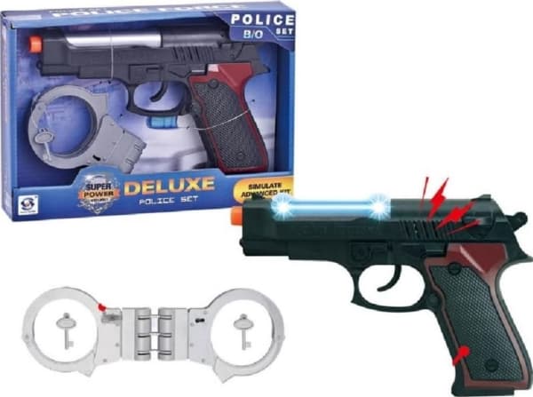 Askato Police pistol with handcuffs