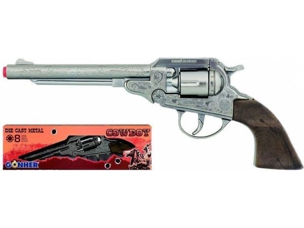 Pulio 8 skott GONHER 88/0 cowboyrevolver i metall