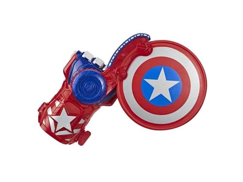 Hasbro Captain America Shield Sling Disc-Launching, Leksakssköld, 5 År, Pojke, Blå, Röd, Vit, Plast