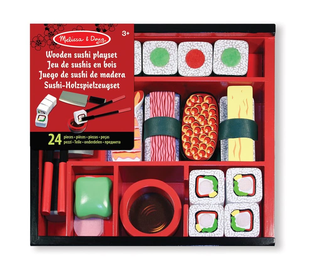 Puinen sushitarjotin, Melissa & Doug