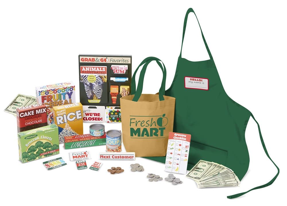 Fresh Mart Lisäsetti ruokakauppa leikkisetille, Melissa & Doug