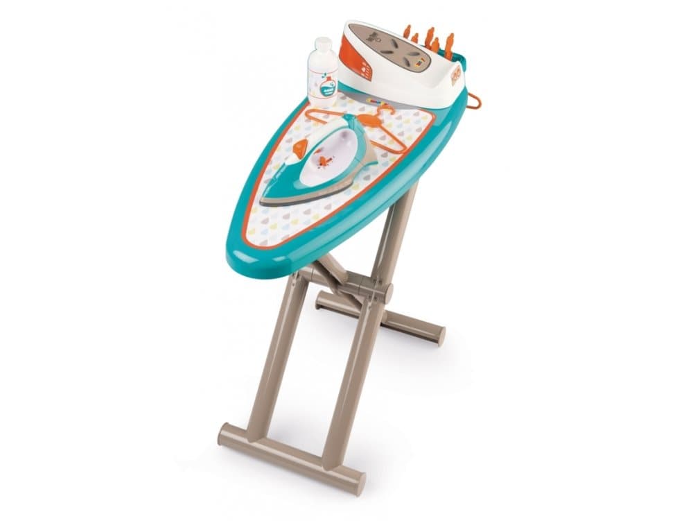 Smoby Ironing board + stream iron, Hushold, Lekestrykebrett, 3 år, Gutt/Jente, 6 år, Barn