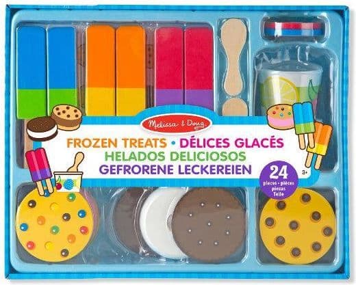 Melissa & Doug Wooden Ice Cream Set In A Box (19869)