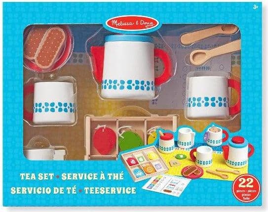 Melissa & Doug Wooden Tea Set In A Box (19843)