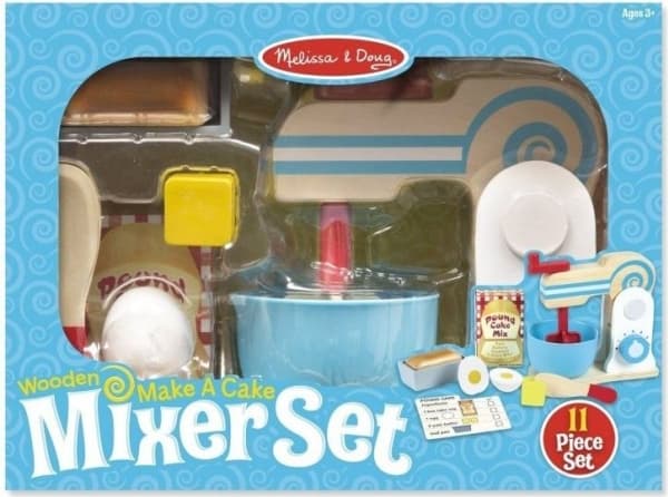 Melissa & Doug Wooden mixer with accessories 19840