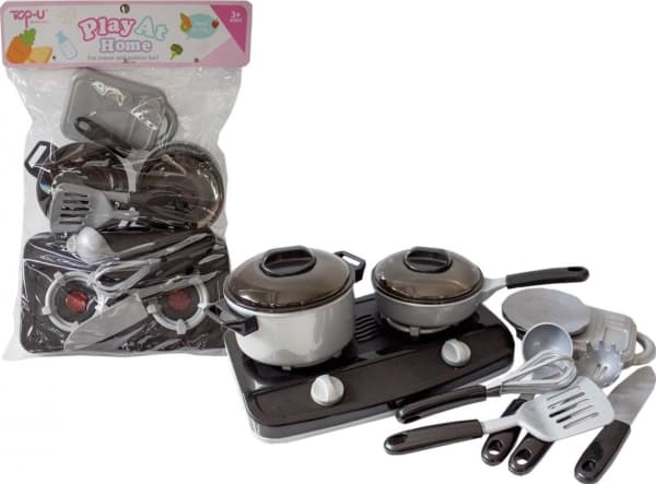 Askato Battery powered stove + pots in a bag