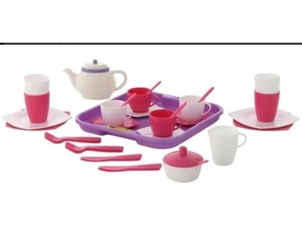 Polesie "Alisa" Cookware Set With Tray For 4 People 35 Elements In A Net (58973)