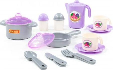 Wader Polesie 79978 Set of dishes "Nastka" for 2 people 18 elements in a grid (E2)