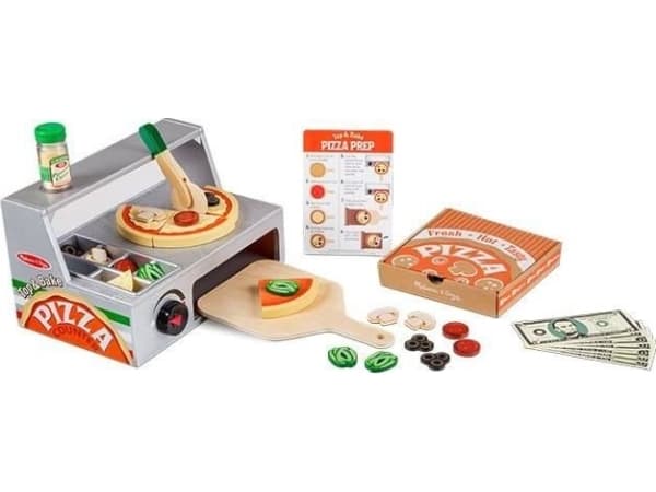 Melissa & Doug MELISSA Wooden Pizza making set 19465