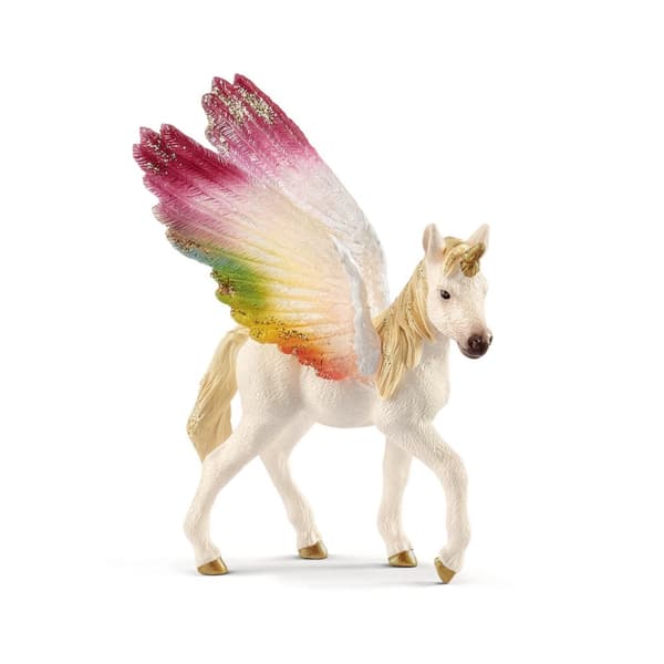 Schleich Bayala Rainbow Unicorn with Wings Foal 70577