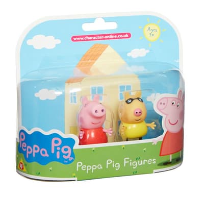 Greta Gris Figurer 2-pack Greta Gris & Pelle Ponny