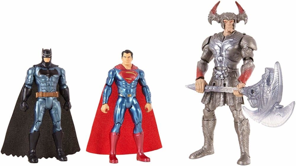 3-Pack Justice League Batman Steppenwolf Superman Figures