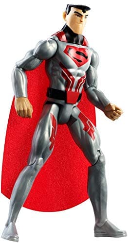 DC Comics Justice League Superman Stålmannen Steel Suit Actionfigur 30cm