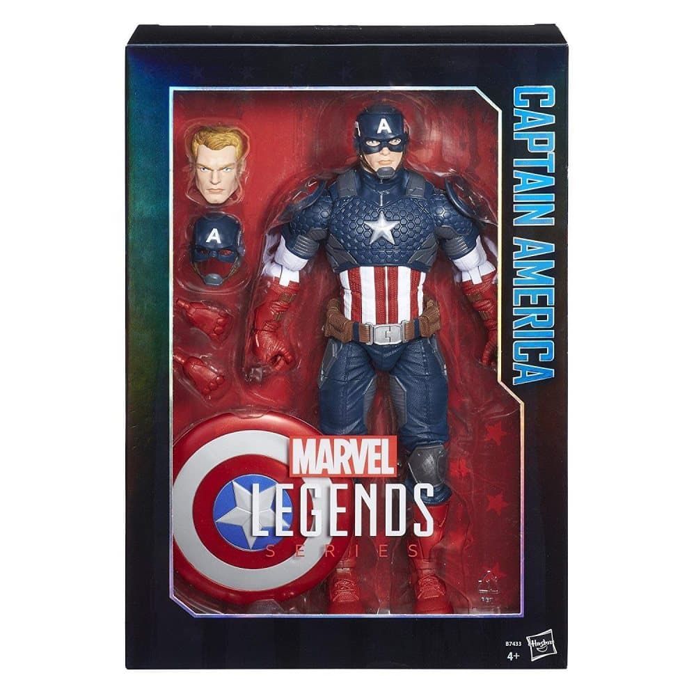 Marvel Legends Series Captain America Figur Legendarisk figur 30cm