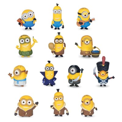 2-Pack Minions Action Figurer 5-8cm Assorted Retail Package