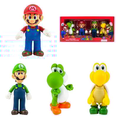 Super Mario Large Figure 4-Pack Collection