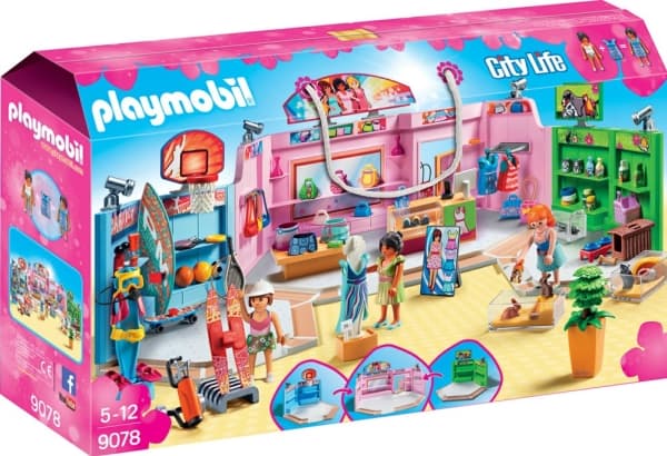 Playmobil City Life 9078, Shopping, Multifärg, 620 mm, 350 mm, 180 mm, Not for children under 36 months
