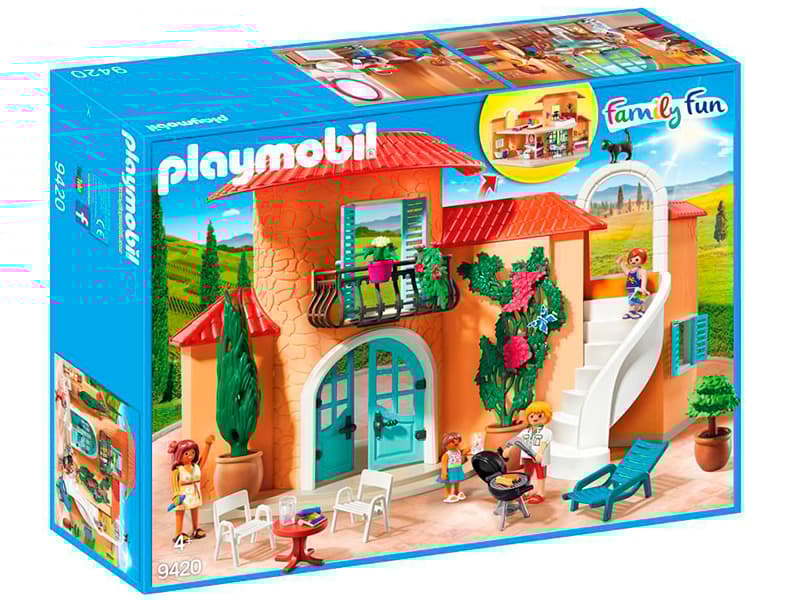 Playmobil FamilyFun Summer Villa, Slott, 4 år, Gutt/Jente, Flerfarget, 40 cm, 300 mm