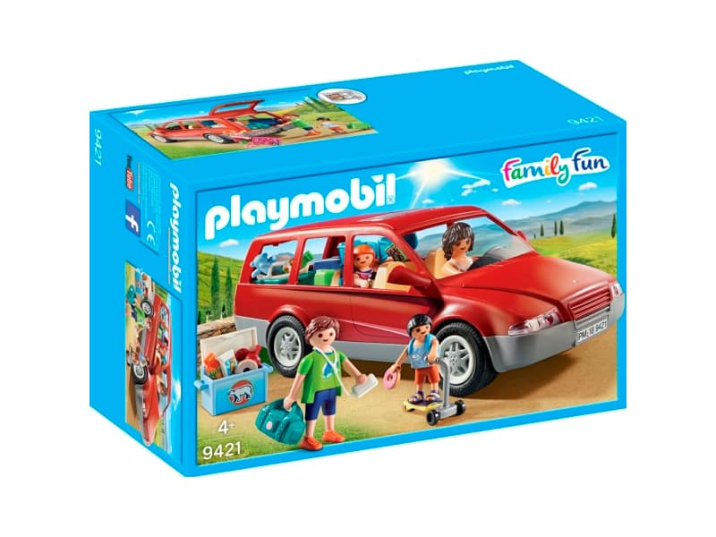 Playmobil FamilyFun Family Car, Bil og billøp, 4 år, Gutt/Jente, Flerfarget, 26 cm, 120 mm