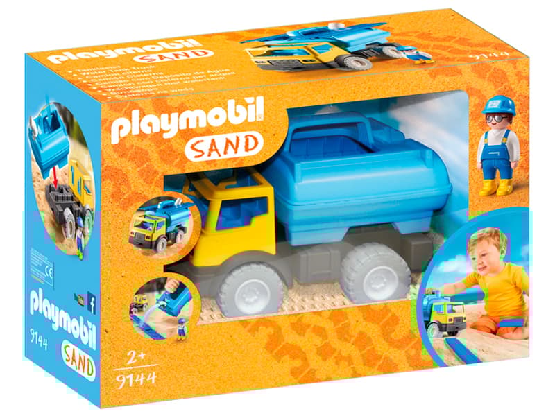 Playmobil Water Tank Truck, Flerfarget, Enkeltleke, 2 år, Building, 275 mm, 120 mm