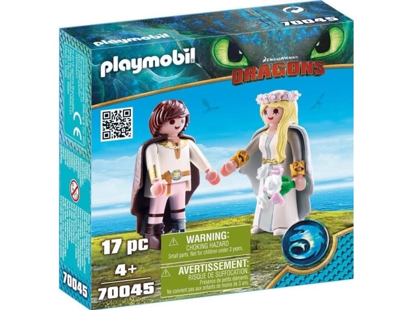 Playmobil Dragons Astrid and Hiccup, 4 år, Gutt/Jente, Flerfarget, 17 stykker