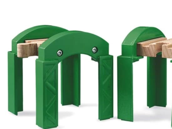 BRIO 33253, Spor (tog), Grønn, 3 år, 2 stykker, BRIO, 82 mm