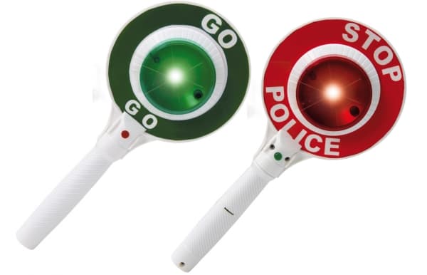 Signalling Disc Polizei with light