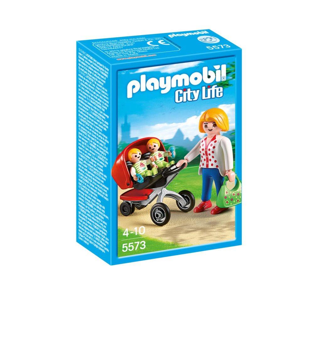 Playmobil® City Life Mamma med tvillingvagn 5573
