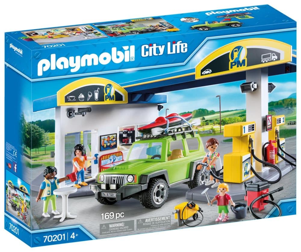 Playmobil® City life Stor bensinstation 70201